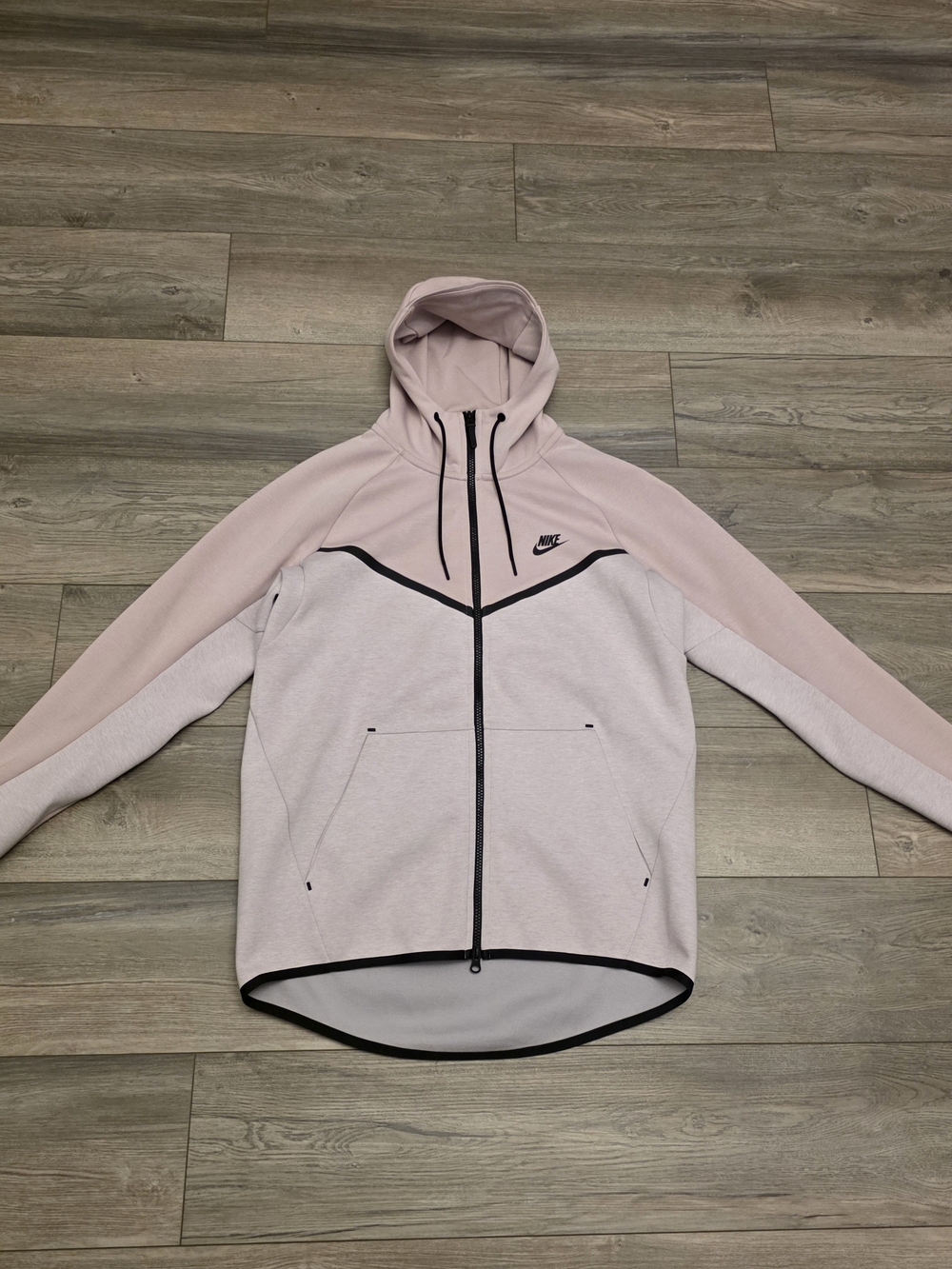 Nike Pink Full-Zip Hooded Jacket